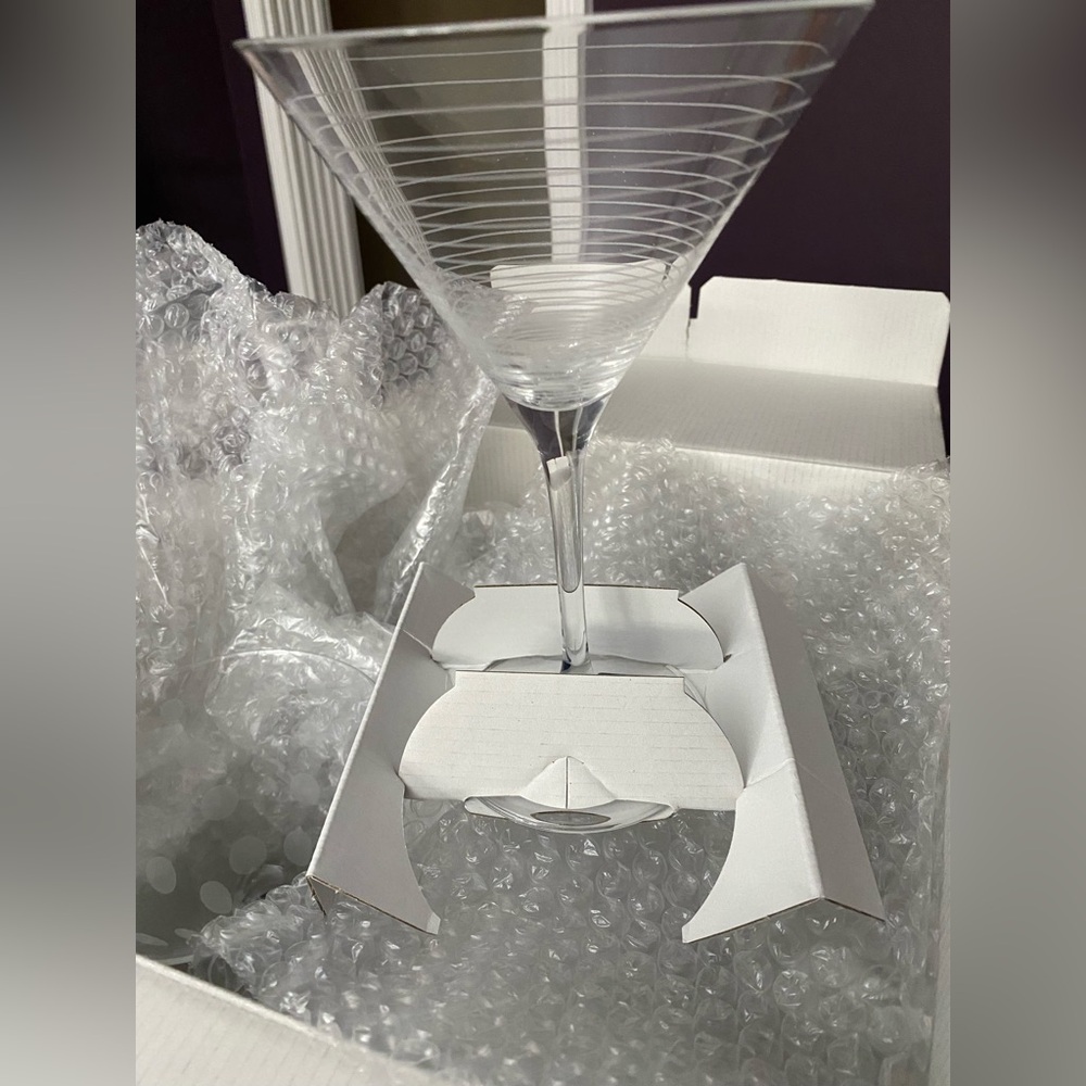 Mikasa Cheers Clear Martini Glasses Set - Picture 6 of 7